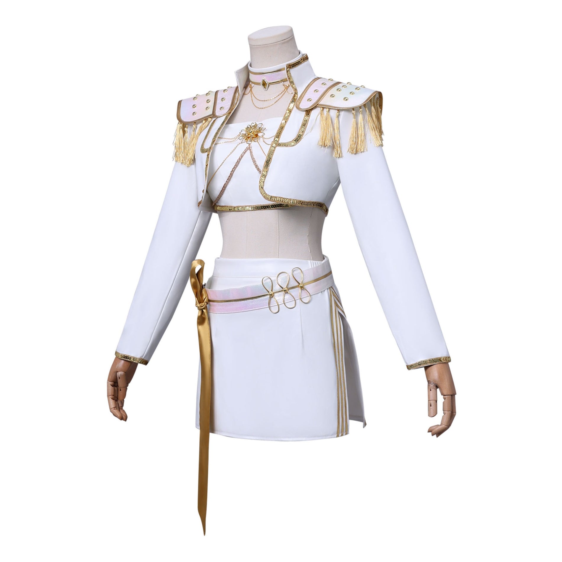 KPop Demon Hunters Mira White Outfit Adult Kids Cosplay Costumes