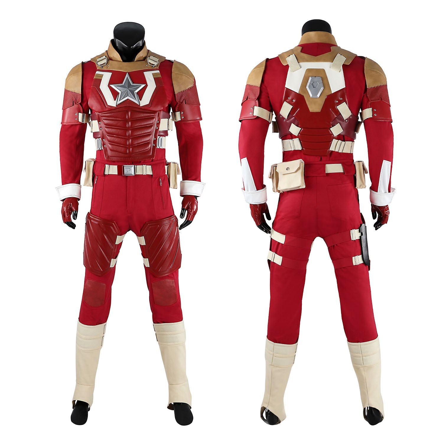Thunderbolts Red Guardian Full Set Top Level Cosplay Costumes