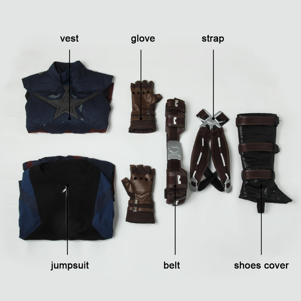 Avengers 3 Infinity War Captain America Steve Rogers Top Cosplay Costumes