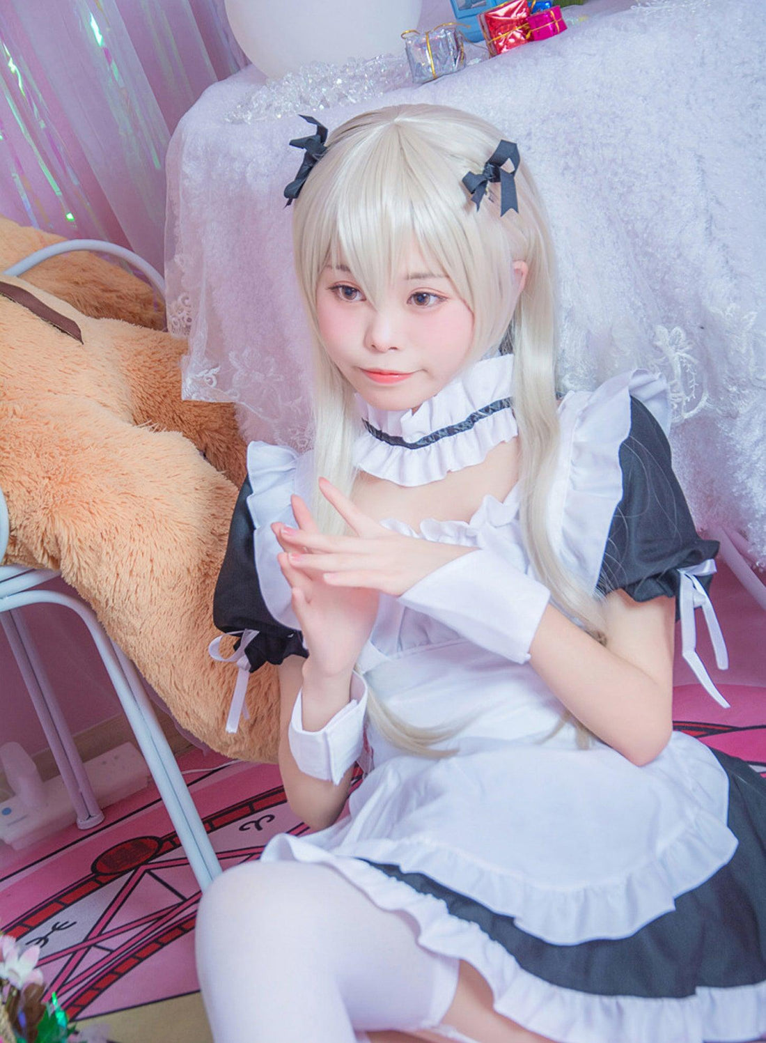 Yosuga No Sora Kasugano Sora Maid Outfit Fancy Cosplay Costume