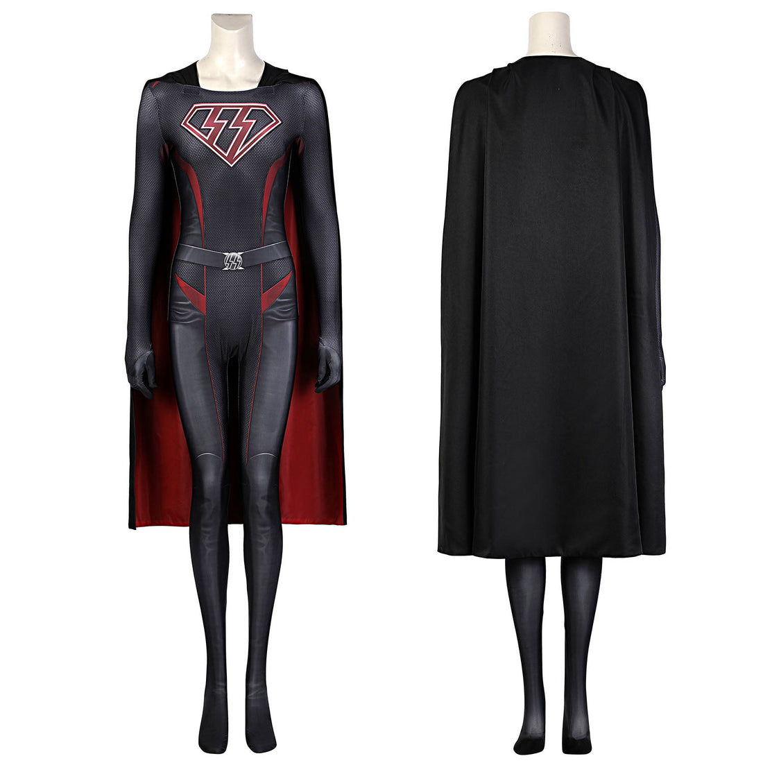 Overgirl Kara Zor-El Danvers Female Jumpsuit with Cloak Costumes