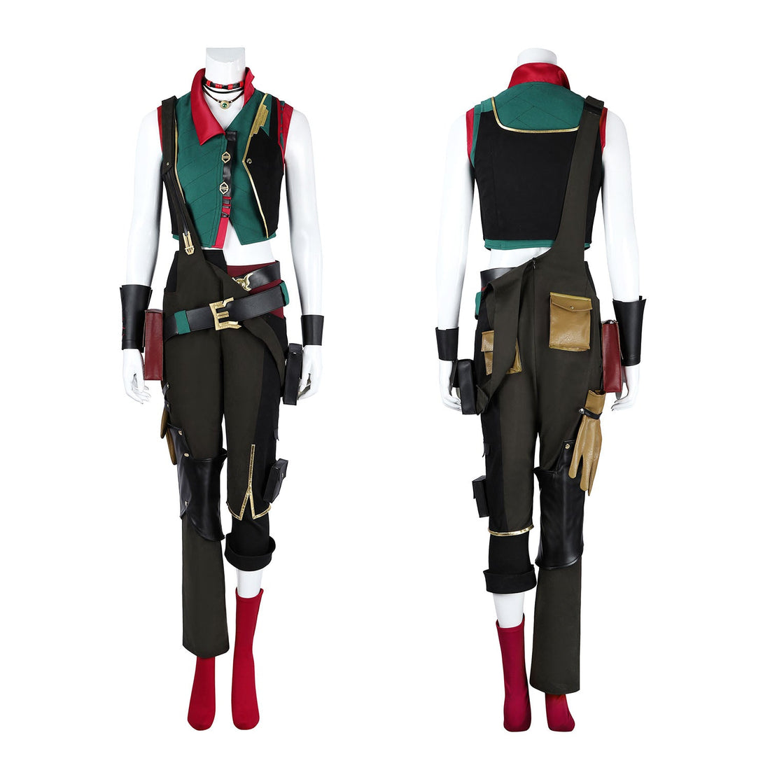 Game LOL Arcane 2 BAOBAO Universe Jinx Cosplay Costumes