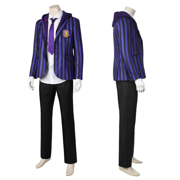 Wednesday 2 The Addams Family Xavier Thorpe Ajax Petropolus Nevermore Academy Uniform Costume