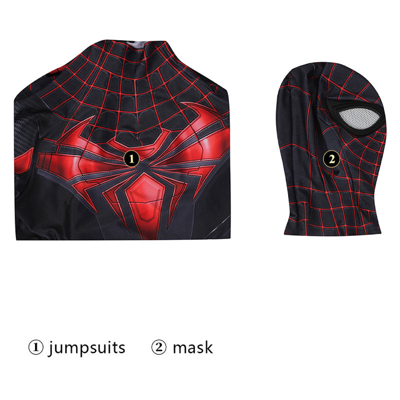 PS5 Spider-Man Miles Morales Advanced Tech Suit Jumpsuit Costumes