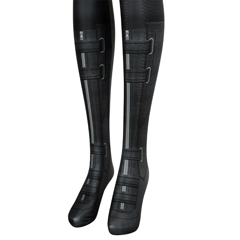 Black Widow Natasha Romanoff Black Suit Jumpsuit Cosplay Costumes