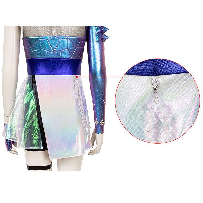 Game LOL KDA ALL OUT Ahri Full Set Top Level Cosplay Costume