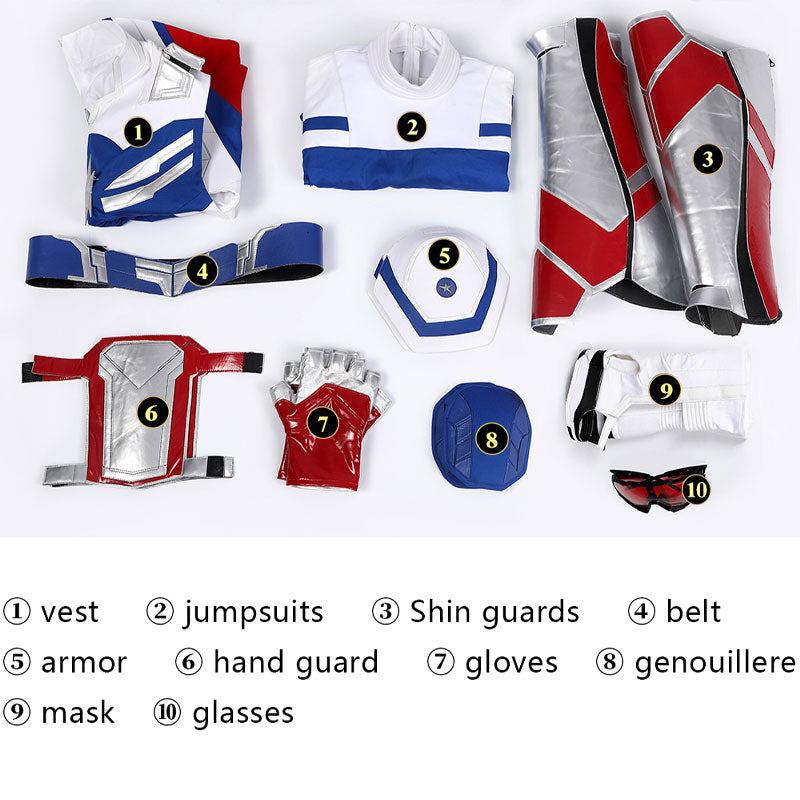 The Falcon and The Winter Soldier Sam Wilson Captain America Cosplay Costumes