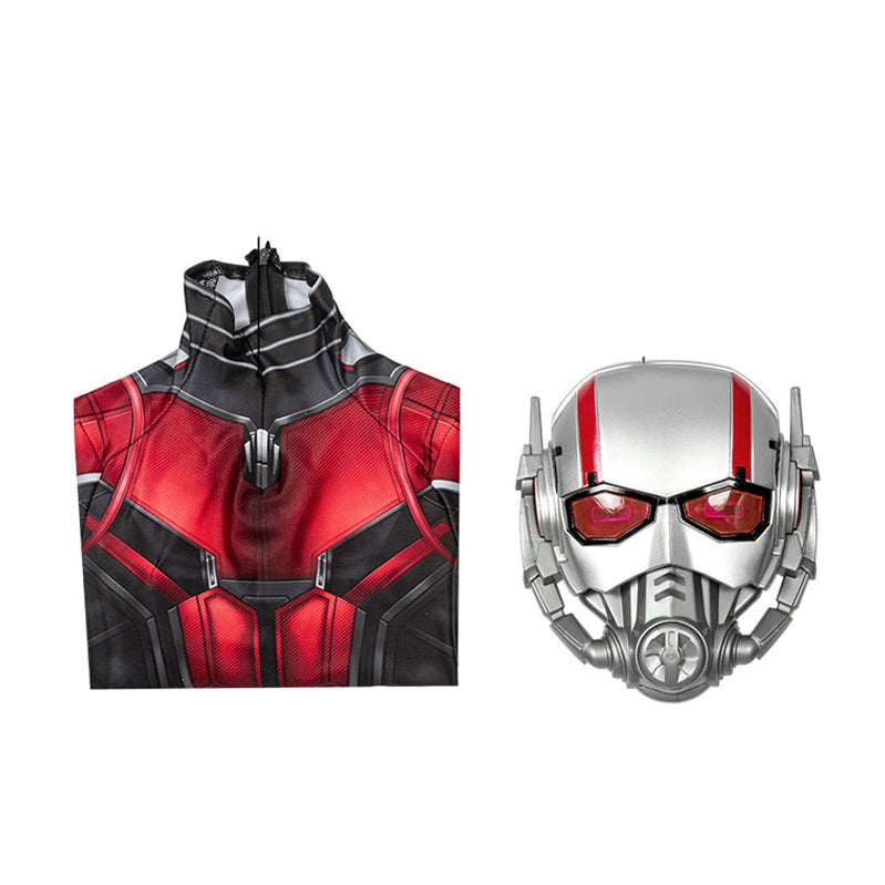 Ant-Man and the Wasp Kids Jumpsuit with Mask Cosplay Costume