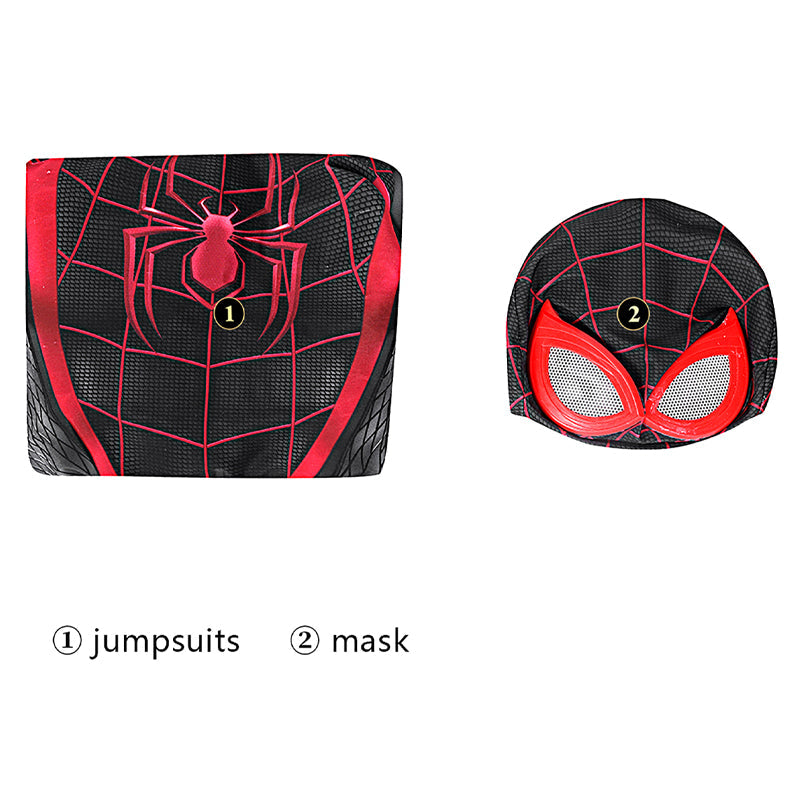 Spider-Man PS5 2 Miles Morales Jumpsuit Cosplay Costumes