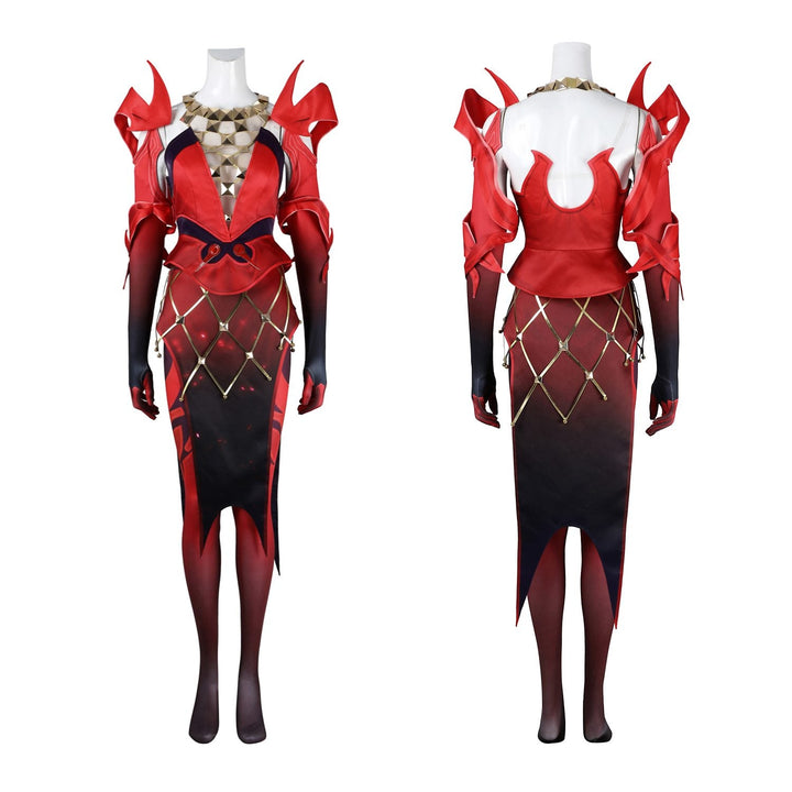 Marvel Rivals Scarlet Witch Emporium Matron Full Set Cosplay Costumes
