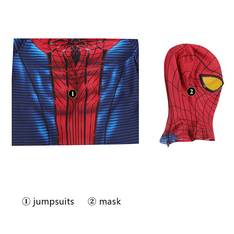The Amazing Spider-Man Peter Parker Jumpsuits Kids Cosplay Costume