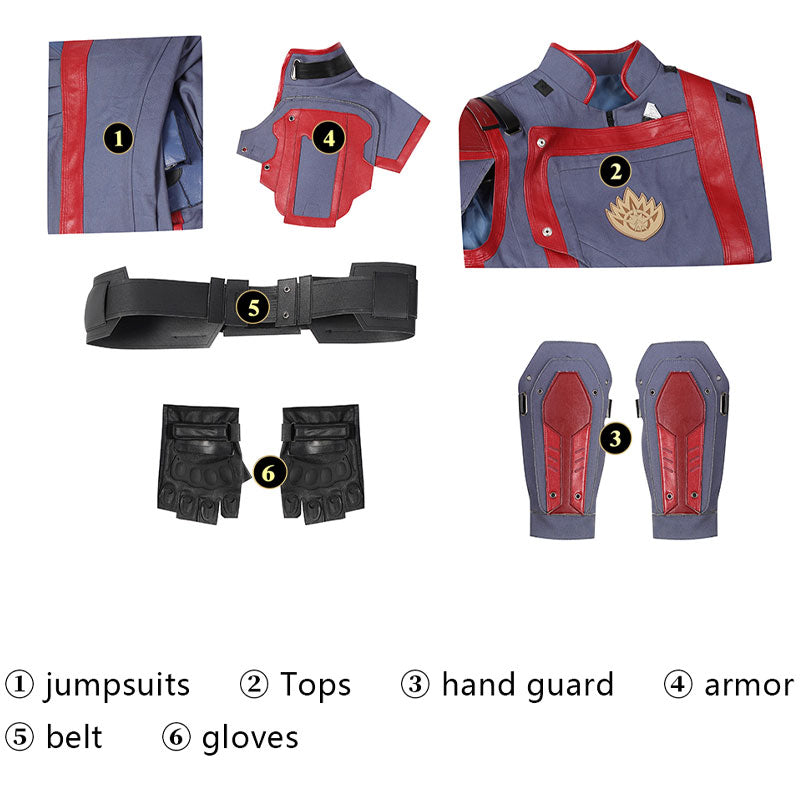 Guardians of the Galaxy 3 Star Lord Peter Quill Cosplay Costumes