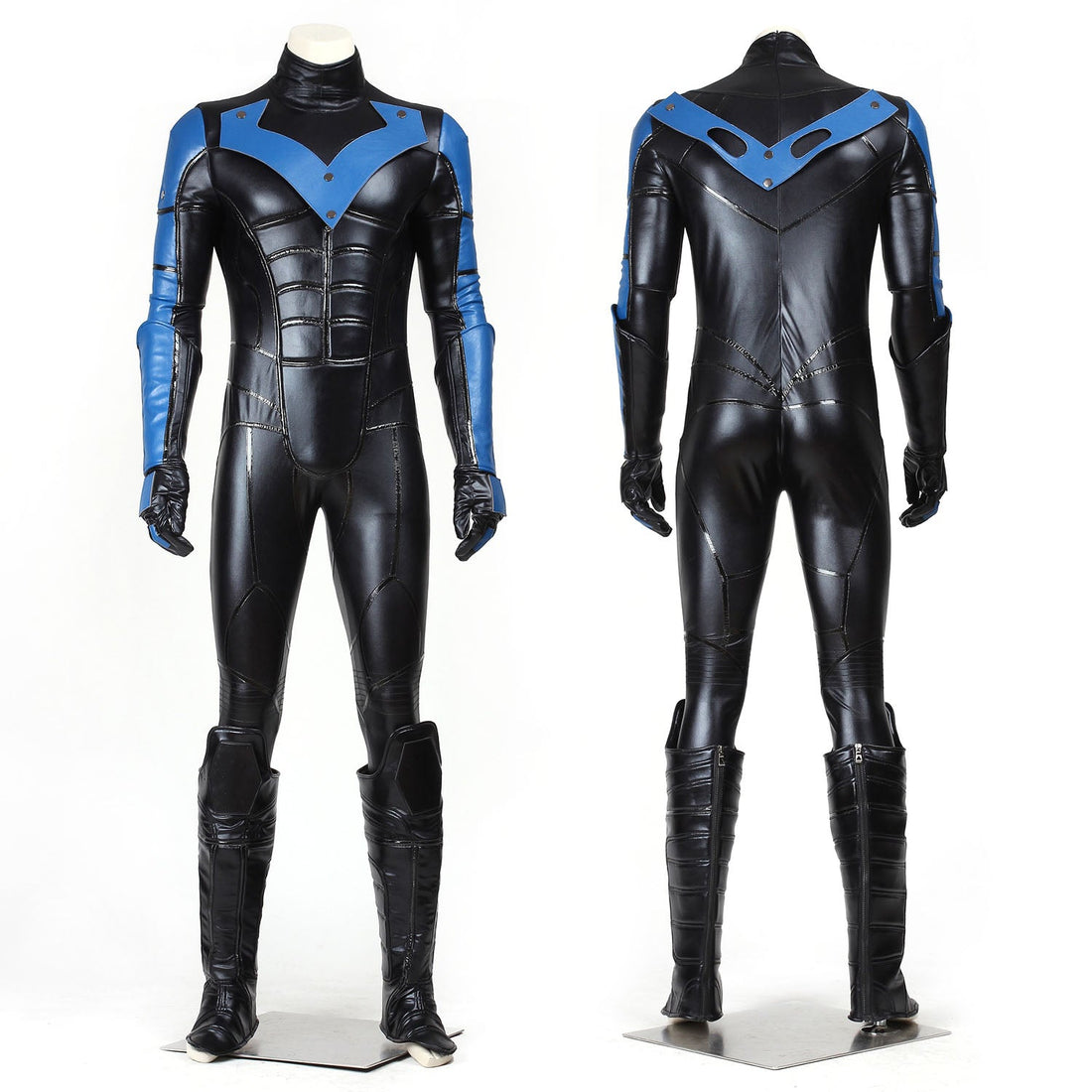 Batman Arkham City Nightwing Dick Grayson Fullset Top Cosplay Costumes