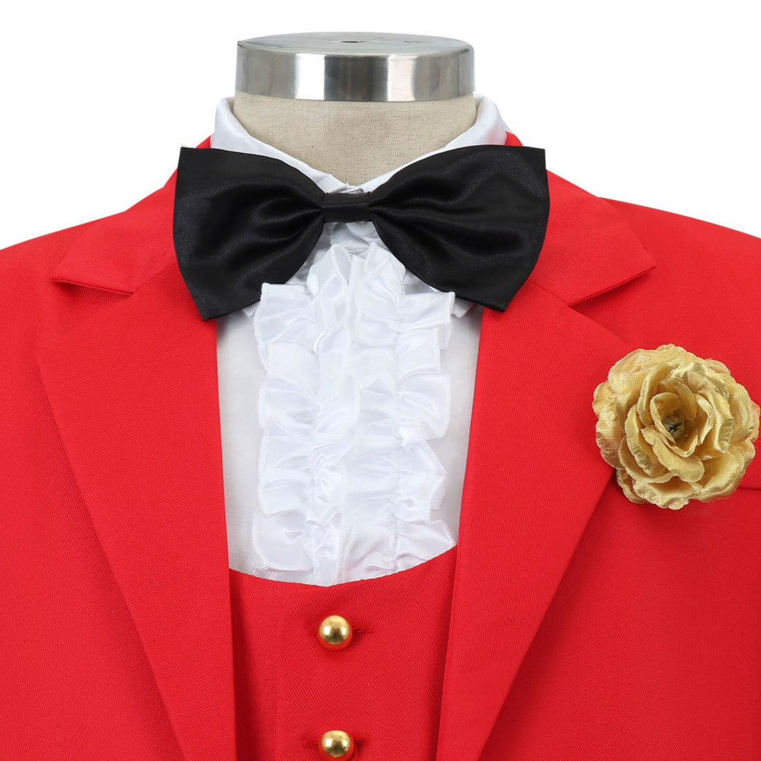 Beetle Juice Michael Keaton Red Suit Halloween Cosplay Costumes