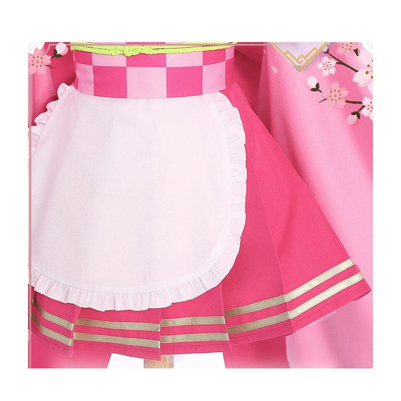 Demon Slayer Tsuyuri Kanawo Kimono Maid Outfit Cosplay Costumes