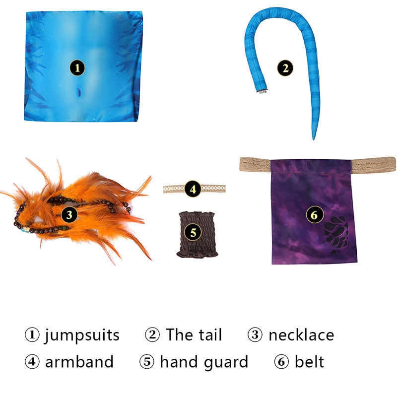 Avatar 2 The Way of Water Neytiri Jumpsuit Cosplay Costume