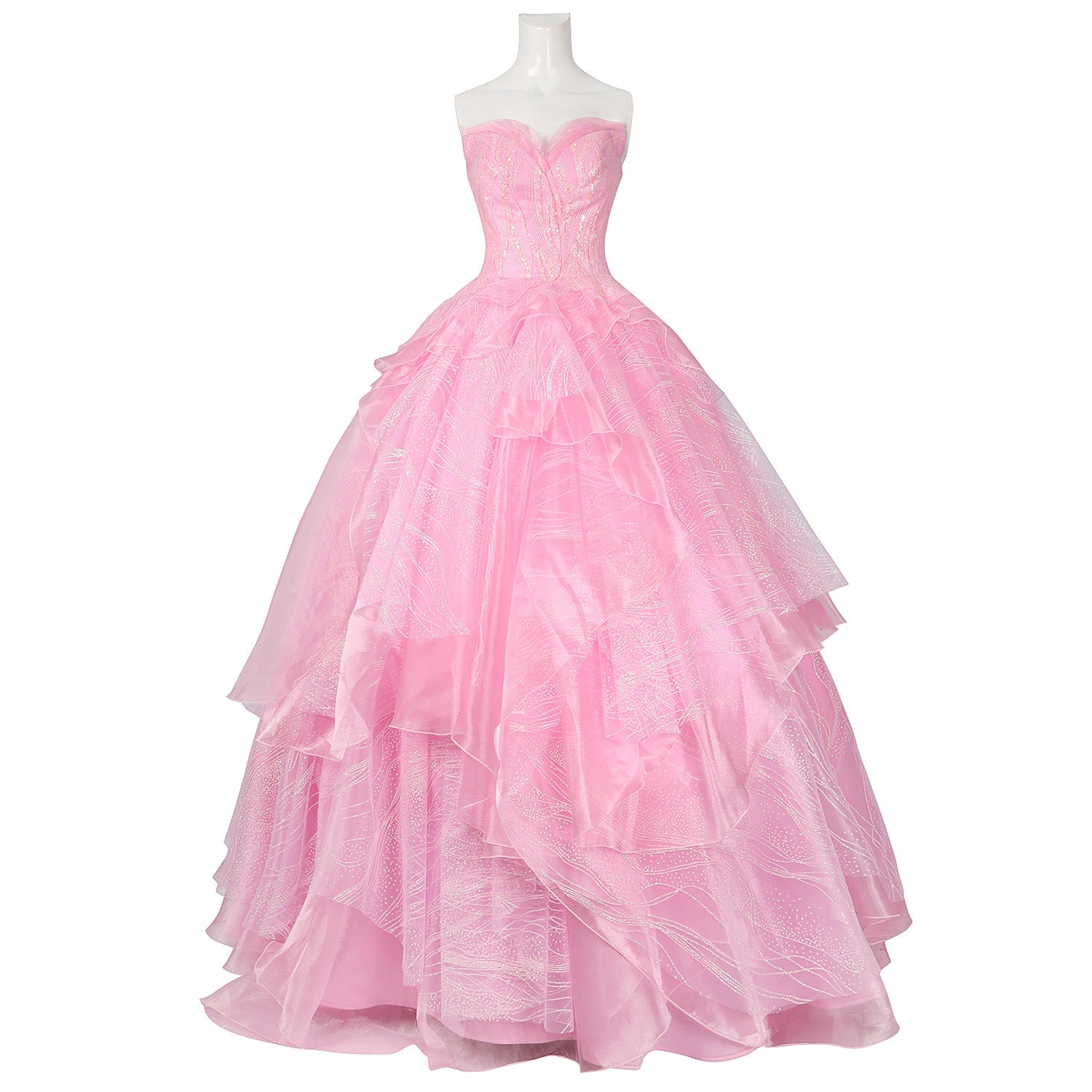 Wicked Part One Galinda Female Dress with Crown Cosplay Costumes