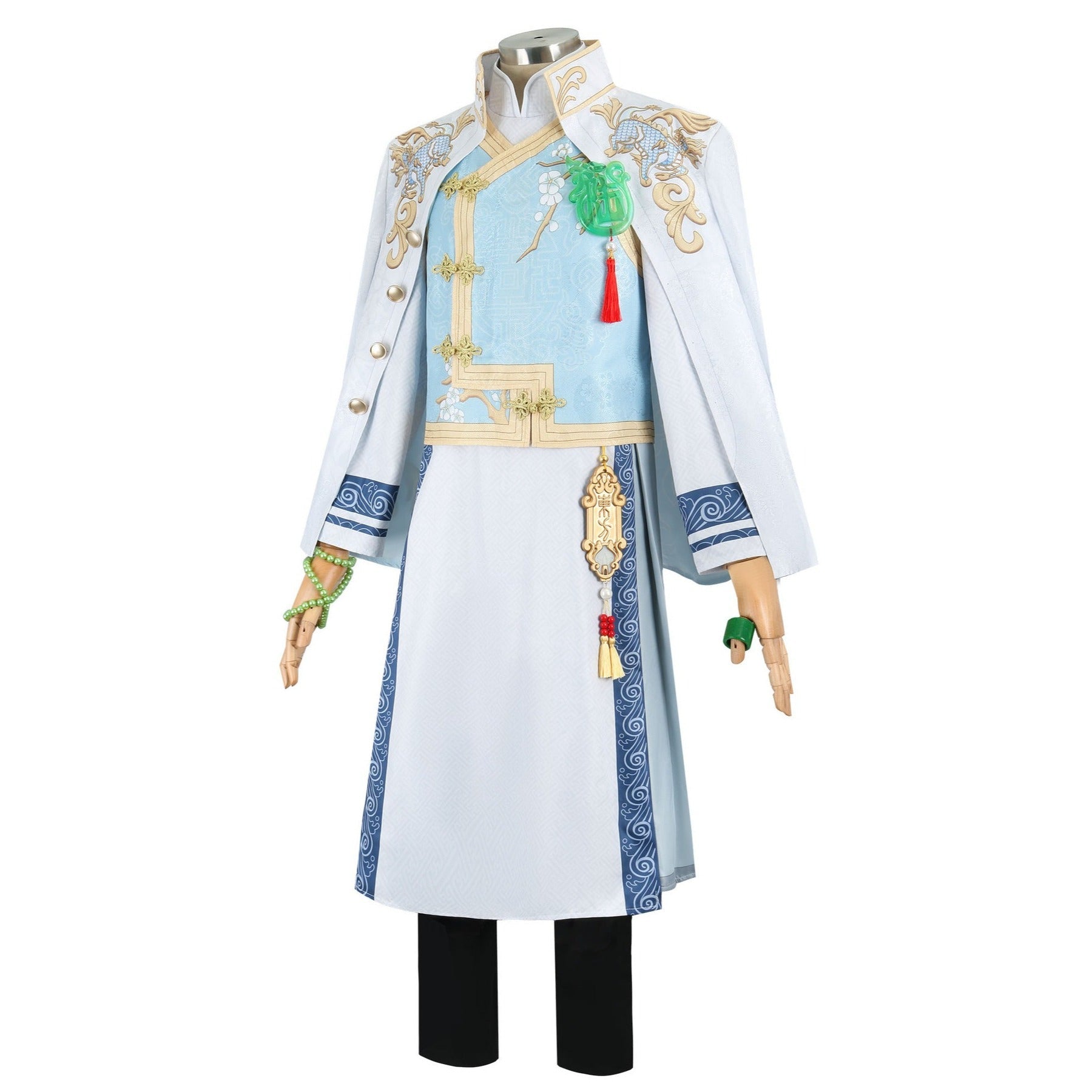 Identity V Under Truth Qilin Merchant Black White Wu Chang Cosplay Costumes