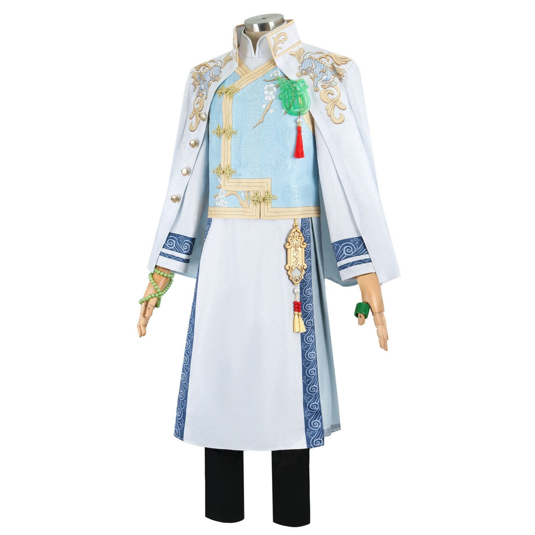 Identity V Under Truth Qilin Merchant Black White Wu Chang Cosplay Costumes