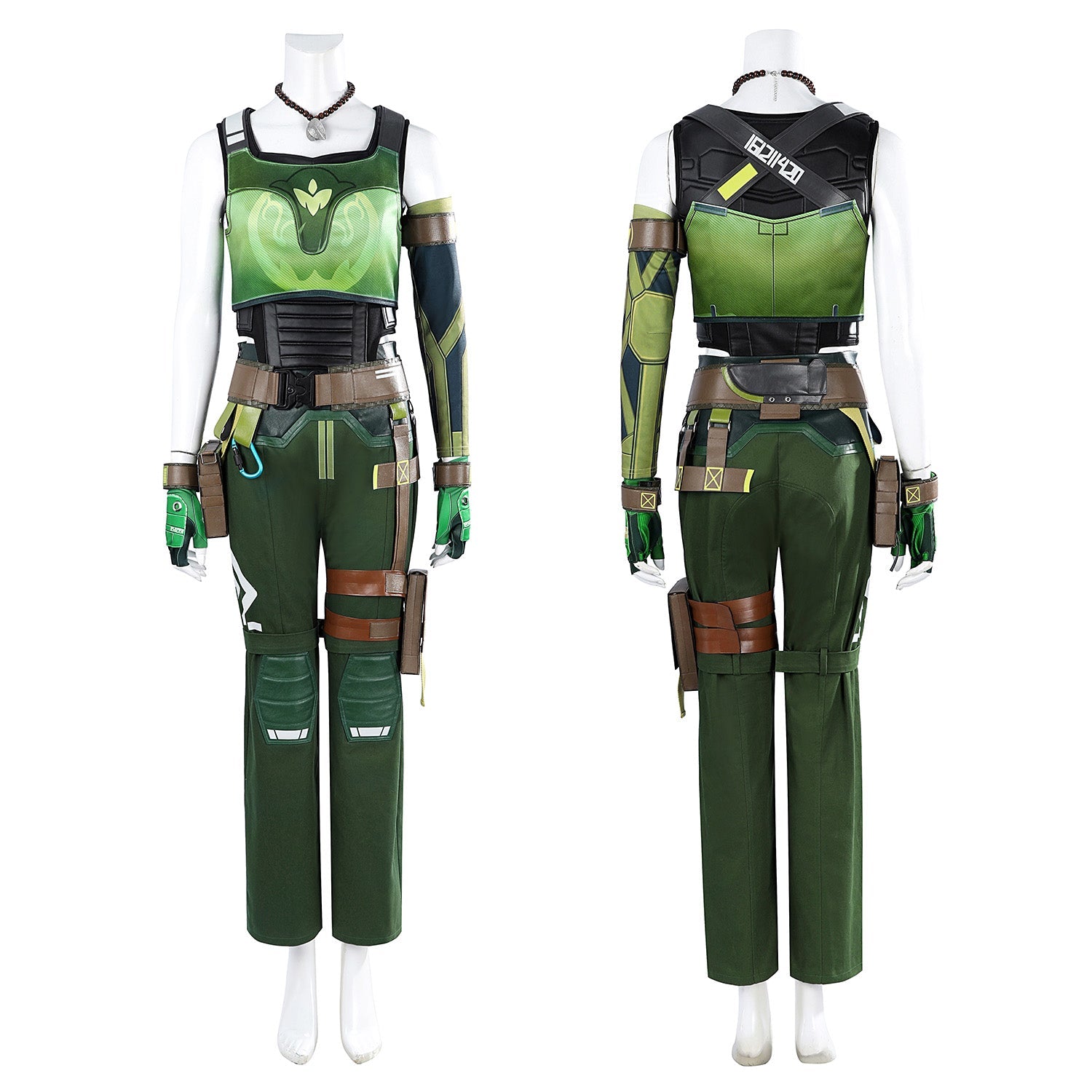 Valorant Skye Full Set Outfit Female Halloween Cosplay Costumes