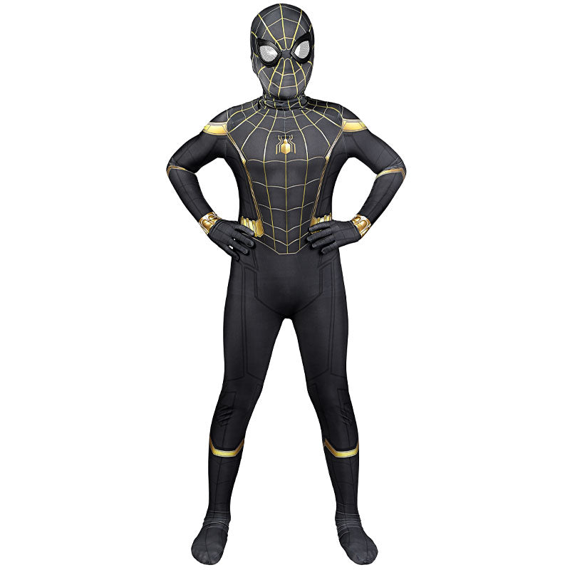 Spider-Man 3 No Way Home Peter Parker Jumpsuit Kids Cosplay Costumes