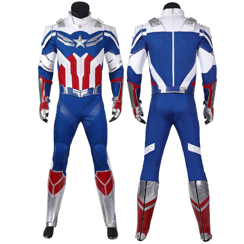 The Falcon and The Winter Soldier Sam Wilson Captain America Cosplay Costumes