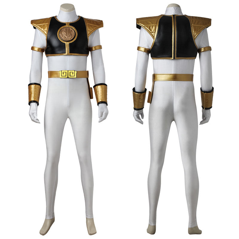 Mighty Morphin Power Rangers Tommy Oliver White Ranger Top Costumes