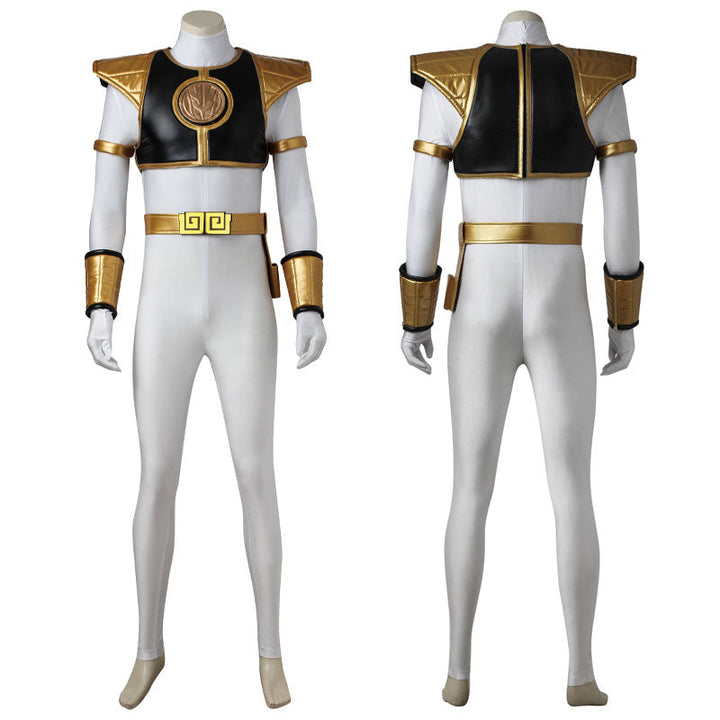 Mighty Morphin Power Rangers Tommy Oliver White Ranger Top Costumes