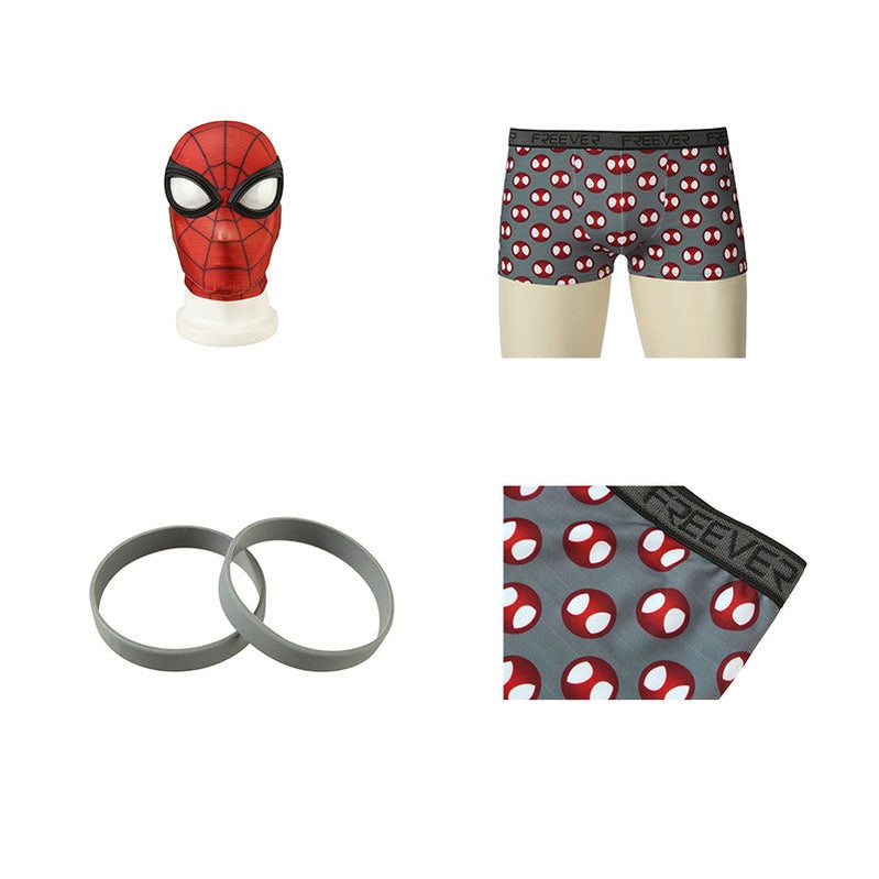 Spider-Man PS4 Peter Parker Undies Shorts and Wristband Cosplay Costume