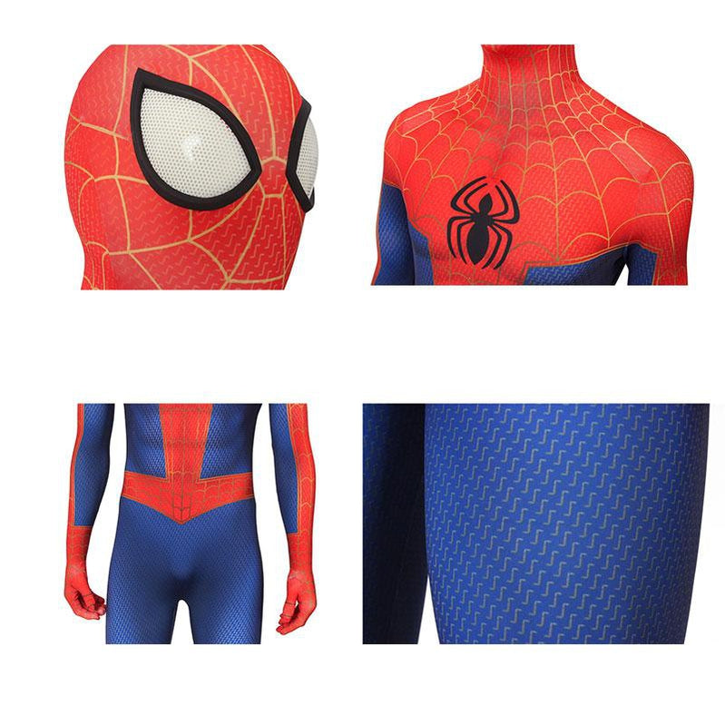 Spider-Man Into the Spider-Verse Peter Parker Headgear Jumpsuit Costume