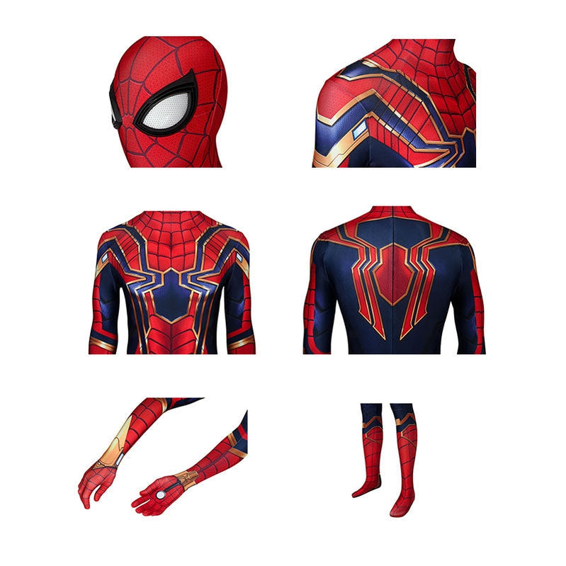 Spider-Man Far From Home Peter Parker Jumpsuit Elastic Force Costume