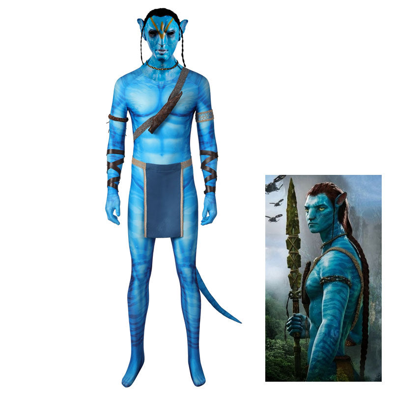 Avatar 2 The Way of Water Jake Sully Jumpsuit Cosplay Costume
