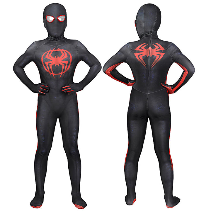 Spider-Man Across The Spider-Verse Miles Morales Kids Jumpsuit Costumes