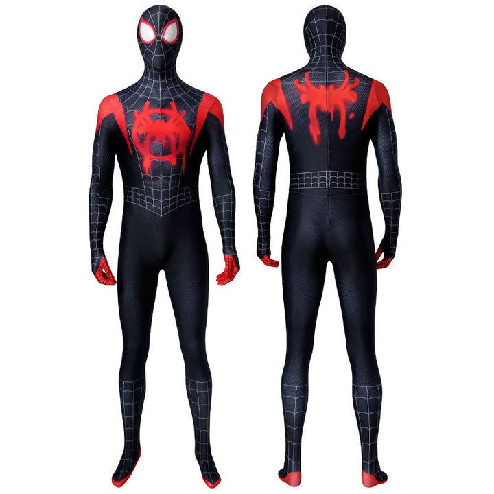 Spider-Man Into the Spider-Verse Miles Morales Jumpsuit Cosplay Costumes