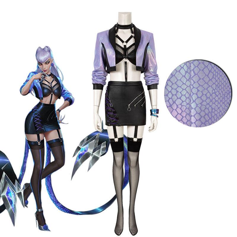 Game LOL KDA ALL OUT Evelynn Full Set Top Cosplay Costumes