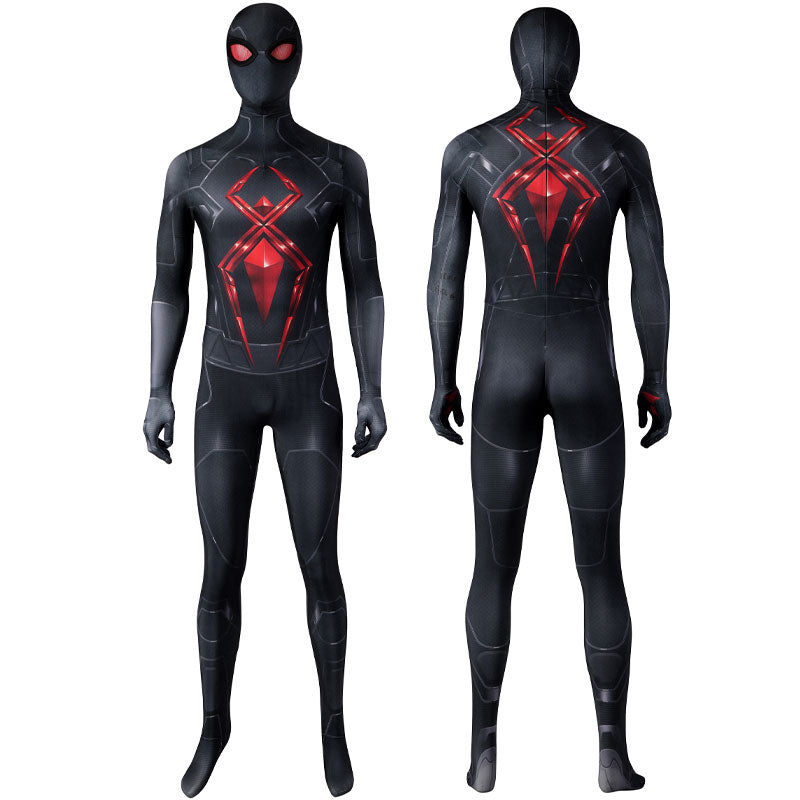 Spider-Man Dark Suit Jumpsuit Cosplay Costumes
