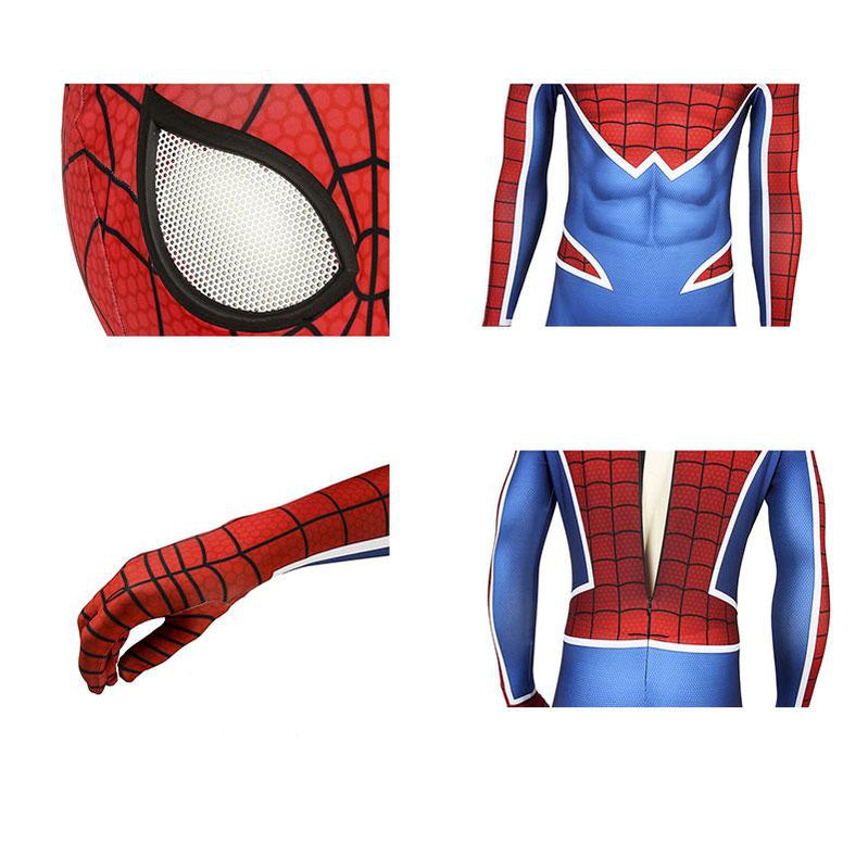 Spider-Man PS4 Peter Parker Jumpsuit Punk Jacket Cosplay Costume