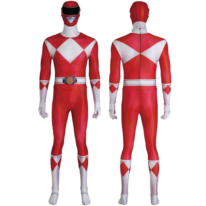 Mighty Morphin Power Rangers Yamato Tribe Prince Geki Red Costumes