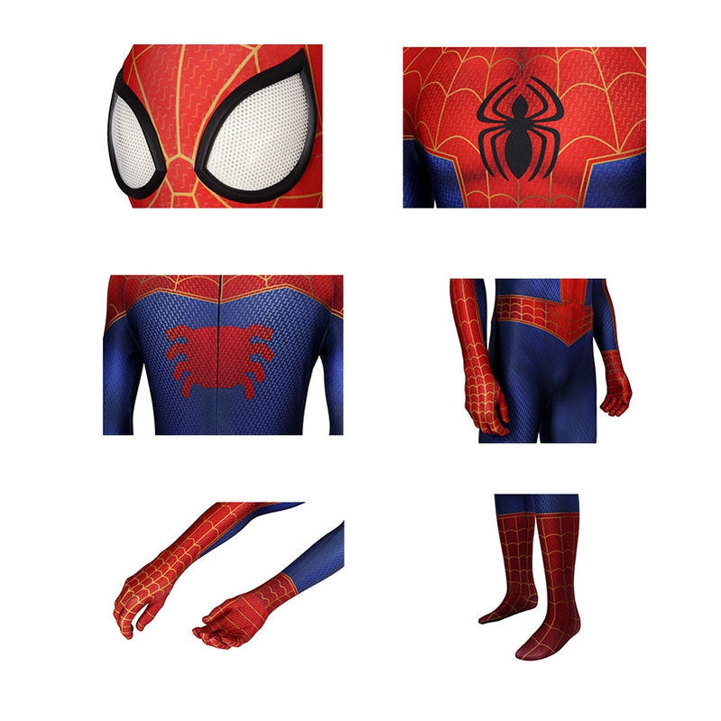 Spider-Man Into the Spider-Vers Peter Parker Jumpsuit Cosplay Costume