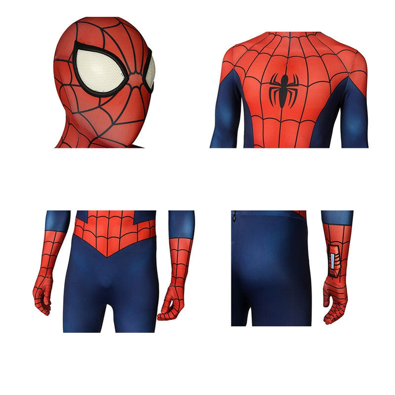 Ultimate Spider-Man Season1 Peter Parker Jumpsuit Cosplay Costume