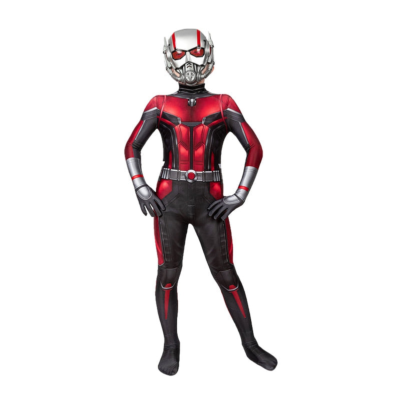 Ant-Man and the Wasp Kids Jumpsuit with Mask Cosplay Costume