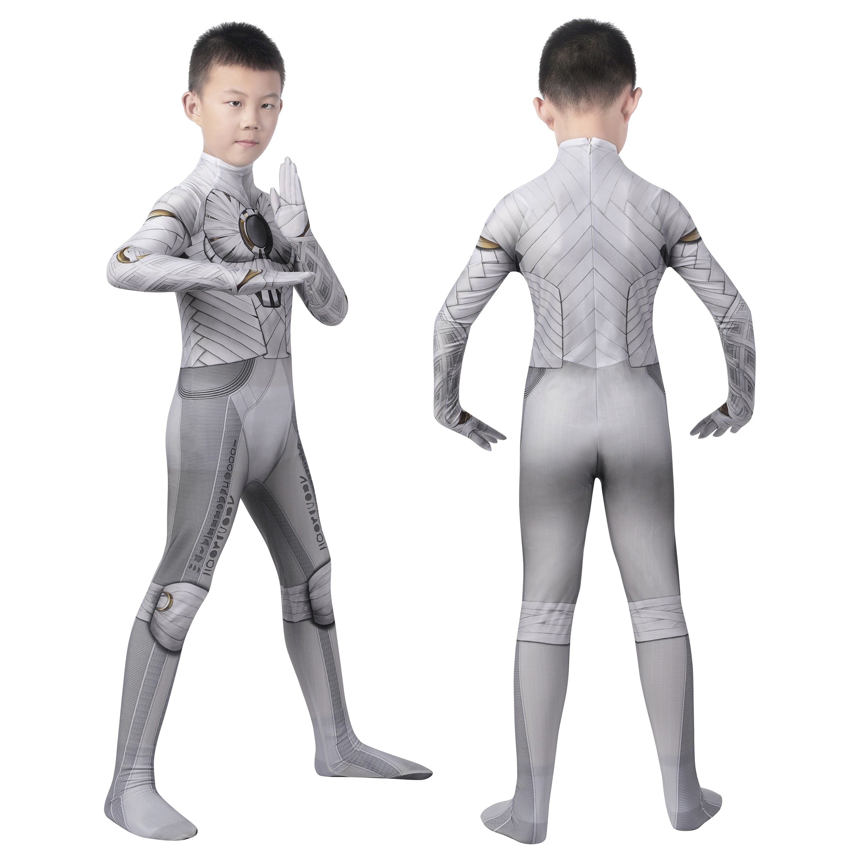 Moon Knight Kids Jumpsuit with Mask and Cloak Cosplay Costumes