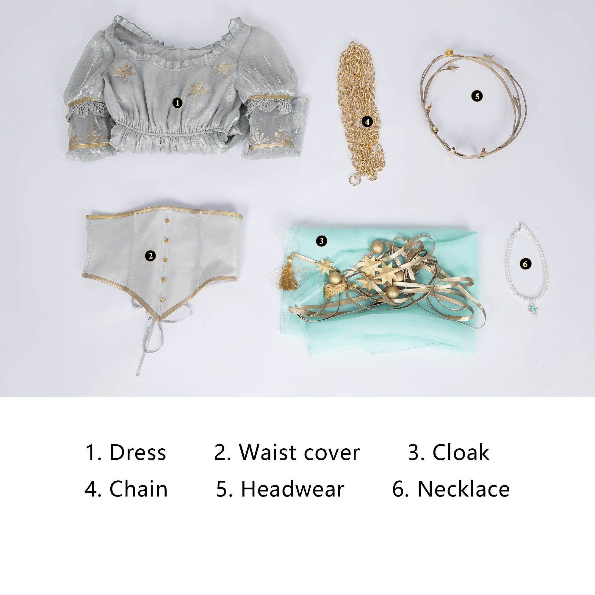 Identity V Gardener Cosmic Witch Full Set Cosplay Costumes