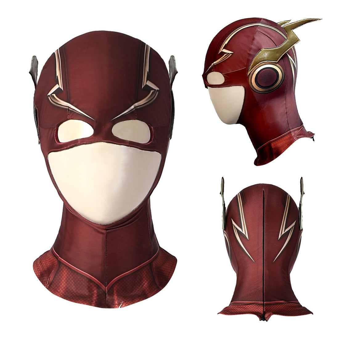 Injustice 2 The Flash Male Jumpsuit with Mask Cosplay Costumes