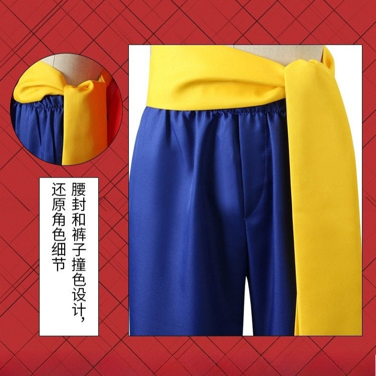 Anime Navigation Monkey D. Luffy Red Shirt Fullset Cosplay Costumes