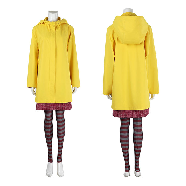 Coraline & The Secret Door Caroline Female Full Set Outfit Cosplay Costumes