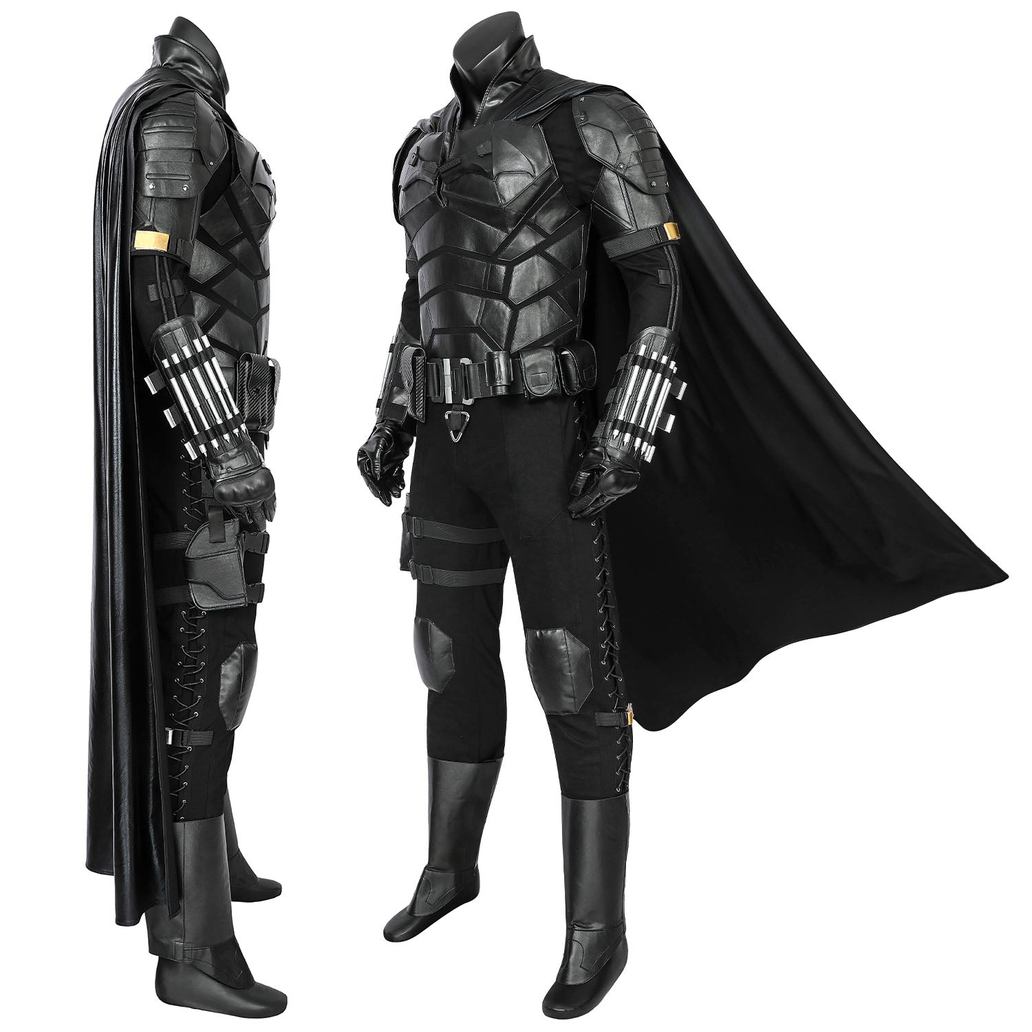 The Batman 2022 Movie Bruce Wayne Robert Pattinson Male Top Costumes