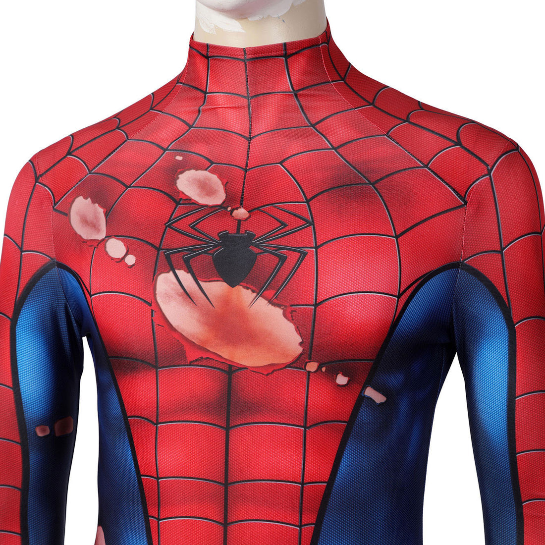 Marvel's Spider-Man PS5 Classic Suit Damaged Male Jumpsuit Costumes