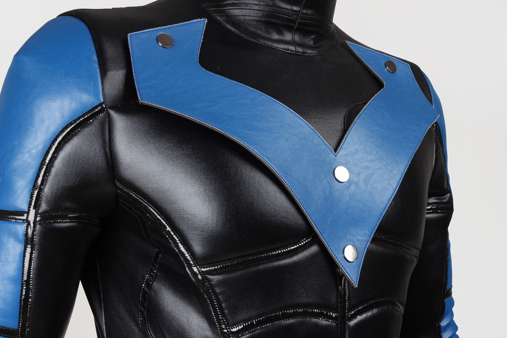 Batman Arkham City Nightwing Dick Grayson Fullset Top Cosplay Costumes