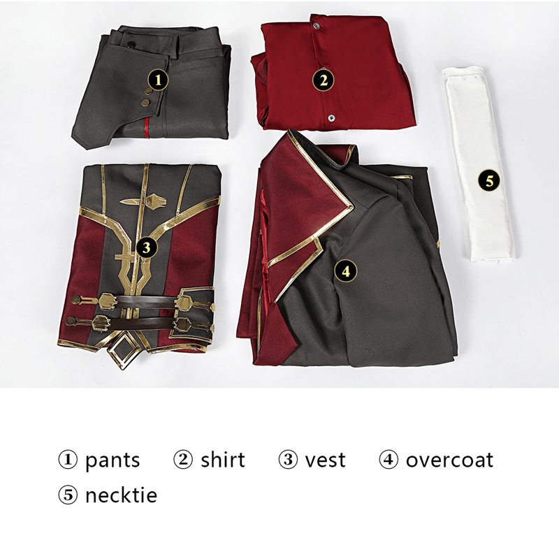 Game LOL Arcane Silco Full Set Top Level Cosplay Costumes